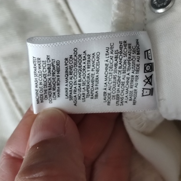 CAbi ivory white jeans style 6072 100% boyfriend size 6 cabi - Picture 12 of 12